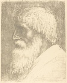 Head of a Man (Tete d'homme). Creator: Alphonse Legros.