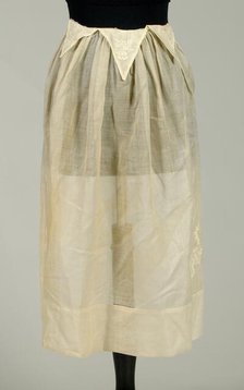 Apron, American, 1885. Creator: Unknown.