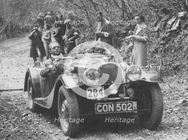 1937 Morgan in the MCC Land's End Trial, 1939. Artist: Unknown