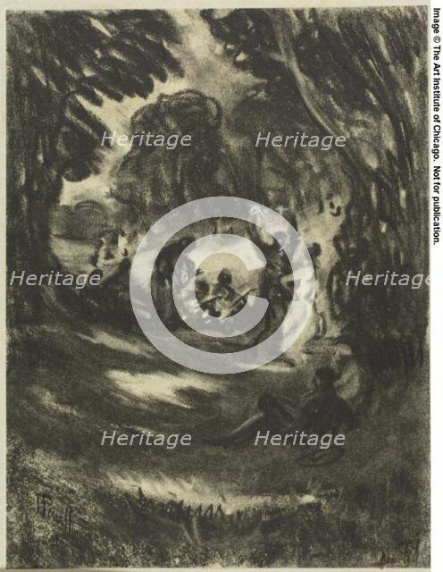 Madrid al Fresco, c. 1903. Creator: Joseph J Pennell.