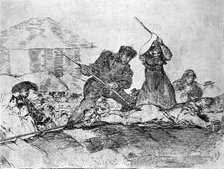 The Disasters of War, a series of etchings by Francisco de Goya (1746-1828), plate 28: 'Populacho…