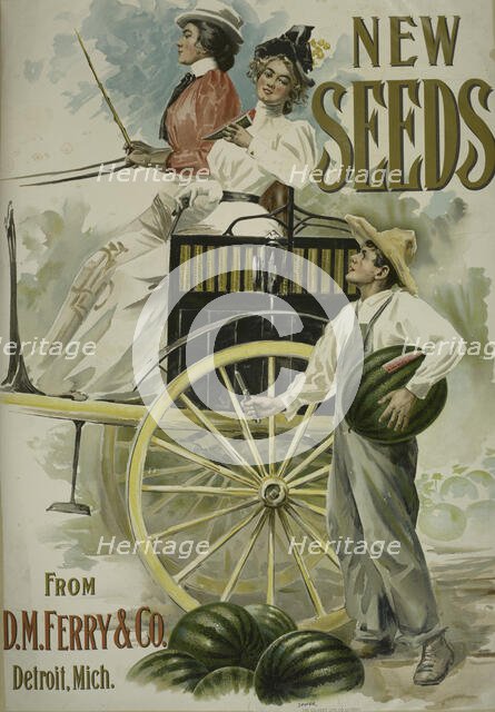 New seeds, c1895 - 1917. Creator: Calvert Litho Co.