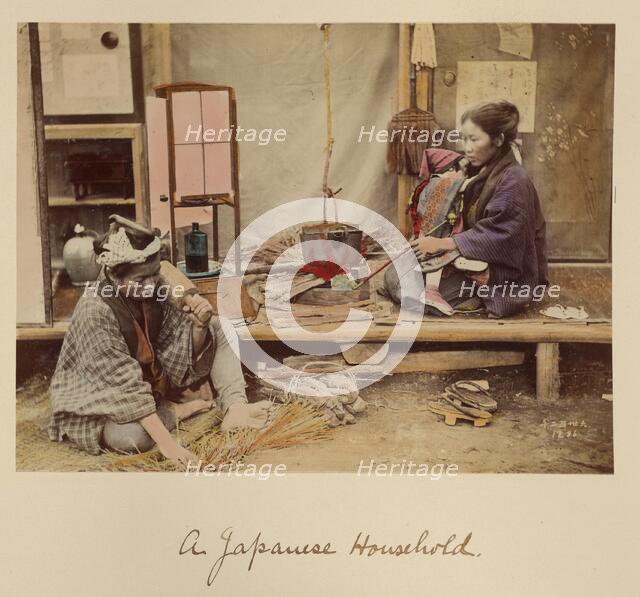 A Japanese Household, about 1873-1883. Creator: Shinichi Suzuki I.