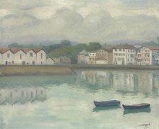 Port de Ciboure, Saint-Jean-de-Luz, 1927. Creator: Marquet, Pierre-Albert (1875-1947).