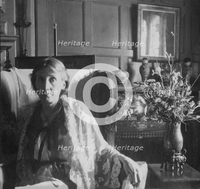 Virginia Woolf (1882-1941), 1924. Creator: Morrell, Lady Ottoline (1873-1938).
