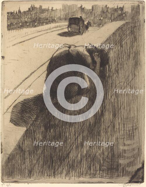 The Suicide (Le Suicide), c. 1886. Creator: Paul Albert Besnard.