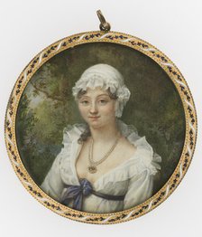 Lady with a Pearl Necklace. Creator: Pauline Augustin.