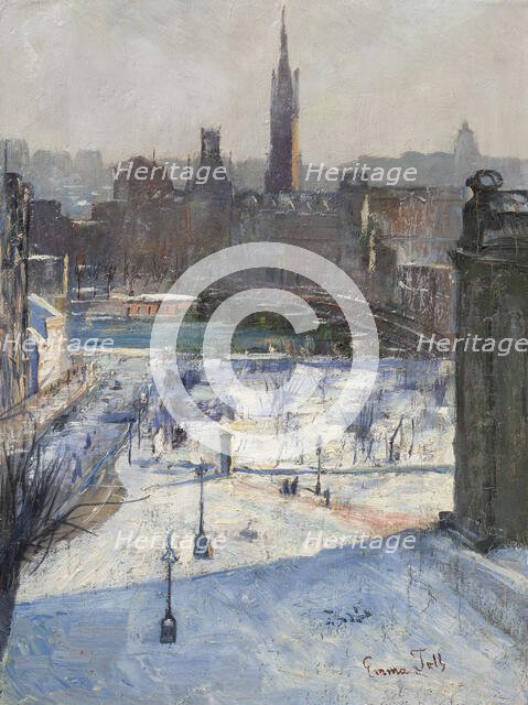 View of Riddarholmen, late 19th century. Creator: Emma Toll.