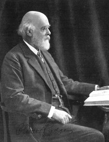 Sir Oliver Joseph Lodge (1851-1940), English physicist and writer, early 20th century. Artist: Unknown