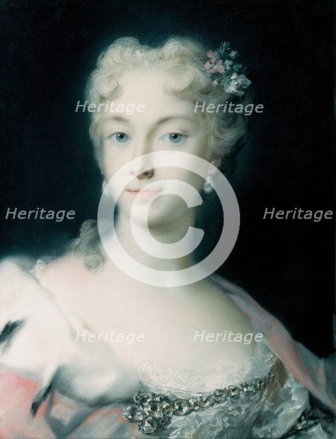 Maria Theresa, Archduchess of Habsburg (1717-1780), 1730. Artist: Carriera, Rosalba Giovanna (1657-1757)