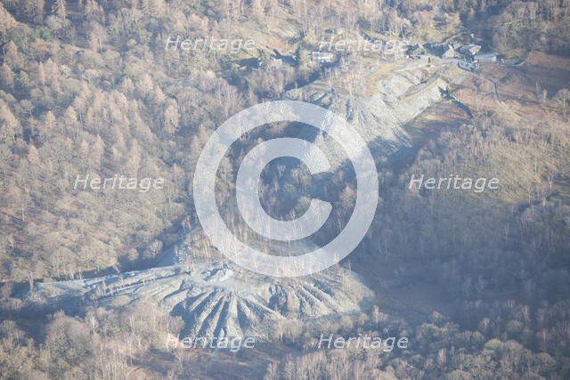 Spoil heaps, Hodge Close Quarry, Cumbria, 2015. Creator: Historic England.