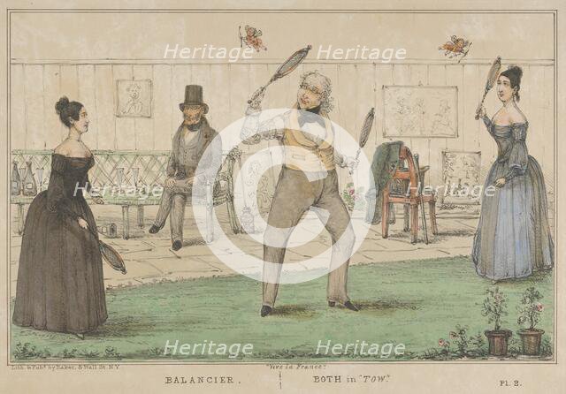 Vive la France, Balancier, Both in "Tow", ca. 1840. Creator: Alfred E. Baker.