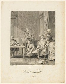 Rising, 1781. Creator: Louis Michel Halbou.