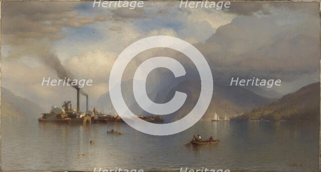 Storm King on the Hudson, 1866. Creator: Samuel Colman.