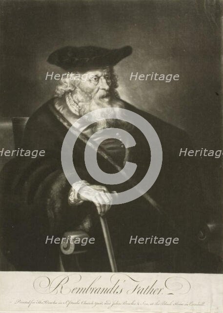 Rembrandt's Father, n.d. Creator: James McArdell.