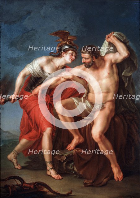 The Self-immolation of Hercules', 1782. Creator: Akimov, Ivan Akimovich (1754-1814).
