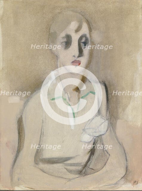 Modern Schoolgirl, 1928. Creator: Helene Schjerfbeck.
