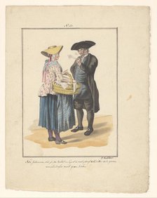 Man and wife of Walcheren, 1803-c.1899.  Creator: J. Enklaar.