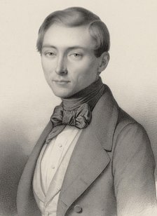Portrait of the composer Jules Déjazet (1806-1846), 1840s.