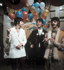 The Beatles performing 'All You Need is Love', 25th June 1967. Artist: Unknown
