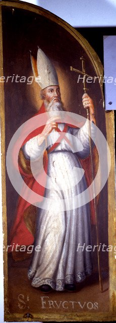 Sant Fruitós, anonymous painting, preserved in the Historical Museum of La Seu.
