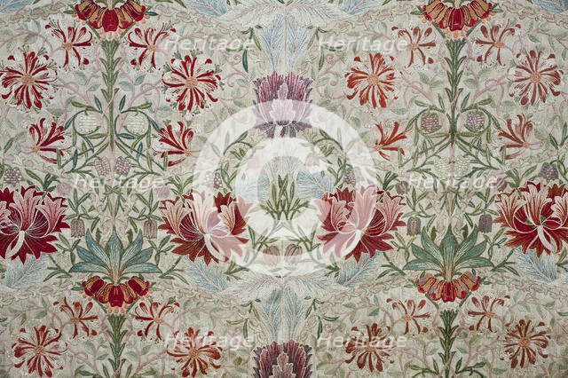 Decorative fabric, 1880. Creator: Morris, William, Morris Tapestry Works (1834-1896).