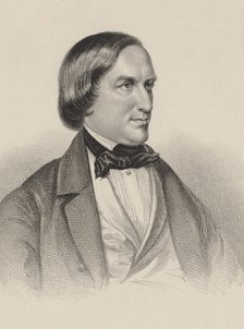 Portrait of the pianist and composer Karl August Krebs (1804-1880). Creator: Anonymous.