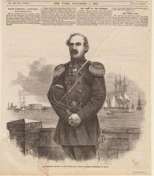 Admiral Stepan Stepanovich Lesovsky (1816-1866) in New York, 1863. Creator: Anonymous.