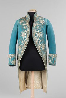 Court coat, probably British, 1775-89. Creator: Unknown.