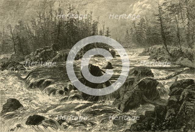 'The Dalles of the St. Louis', 1874.  Creator: W. J. Linton.