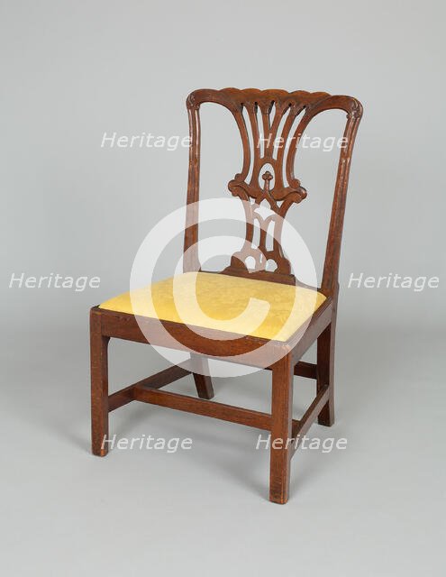 Pair of Side Chairs, 1770/90. Creator: Unknown.