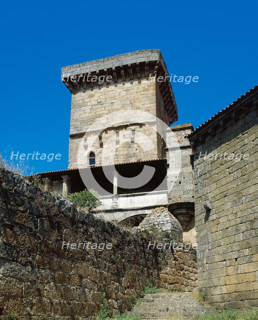 Tower of the Ladies, Castle of Monterrey, Ourense province, Galicia, Spain, (1998). Creator: LTL.
