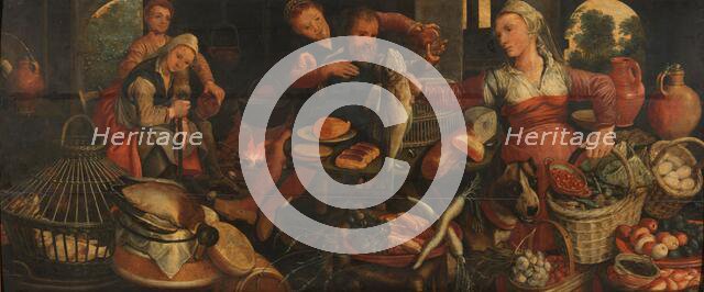 Kitchen Scene, 1560-1565. Creator: Pieter Aertsen.