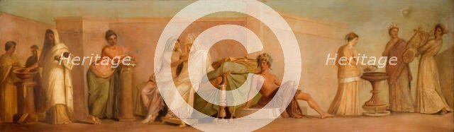 A Copy Of The Aldobrandini Marriage, 1838.  Creator: George Richmond.