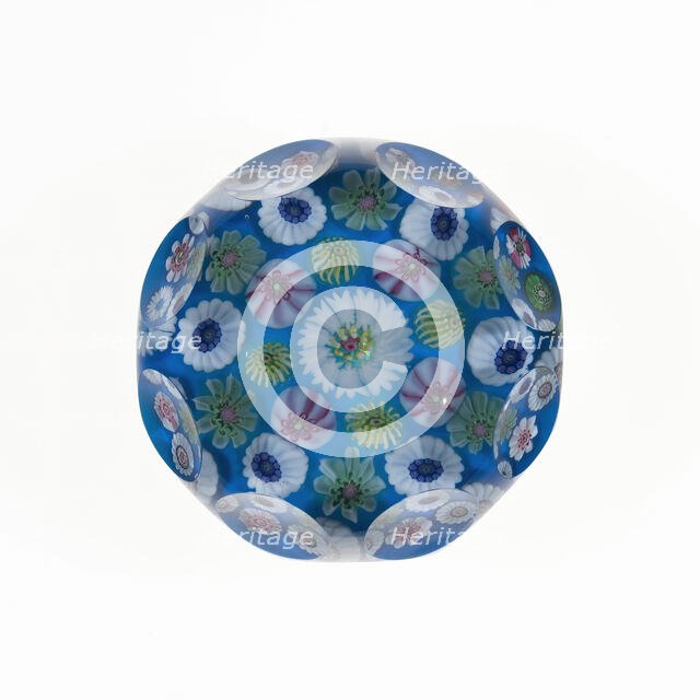 Paperweight, Clichy, 19th century. Creator: Clichy Glassworks.