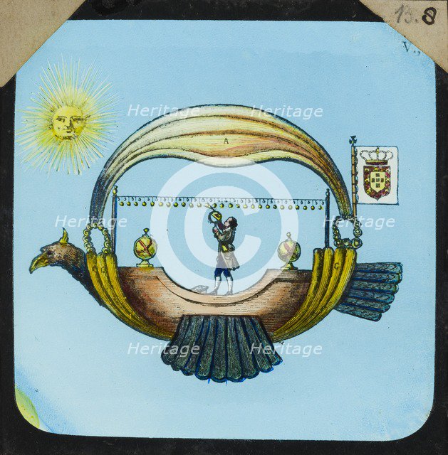 Amazing flying machine, 1882-1892. Artist: Unknown.