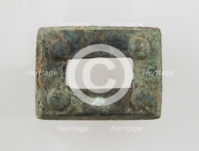 Rectangular Plaque, Frankish, 500-700. Creator: Unknown.