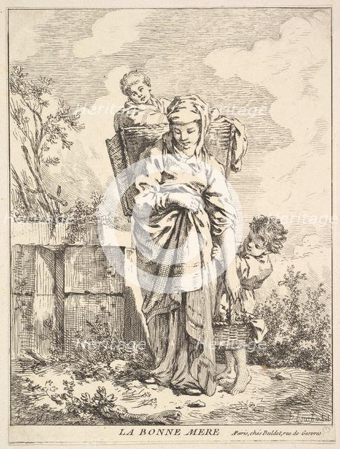 The Good Mother, 18th century. Creator: Jacques Gabriel Huquier.