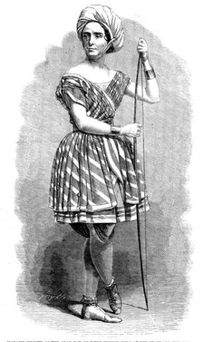 Madame Celeste as the Arab Boy, in "The French Spy", at the Standard Theatre, 1858. Creator: Smyth.