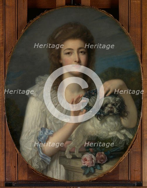 Princess Varvara Nikolaevna Gagarina (1762-1802), ca. 1780-82. Creator: Jean-Baptiste Greuze.