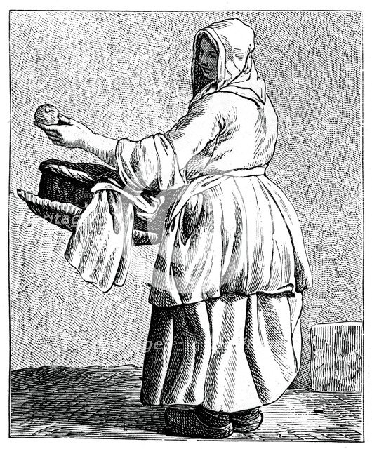 Baked Apples!, 1737-1742.Artist: Bouchardon