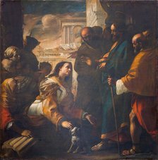 Christ and the Woman from Canaan, 1646-1647. Creator: Preti, Mattia (1613-1699).