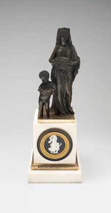 Vestal and Boy, Burslem, 1775/1800. Creator: Wedgwood.