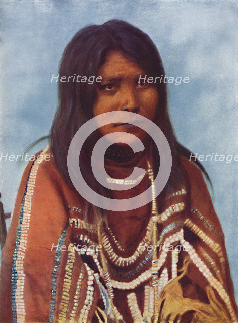 A Sarcee Indian woman, 1912. Artist: W Hanson Boorne.