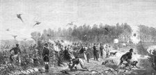 "A Shooting-Party at Compiègne", from a picture by M. Janet Lange, 1865. Creator: Mason Jackson.