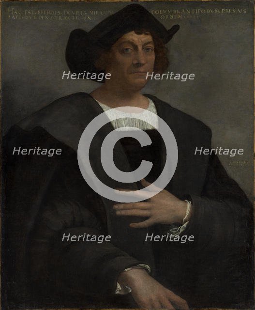 Portrait of a Man, Said to be Christopher Columbus (born about 1446, died 1506), 1519. Creator: Sebastiano del Piombo.