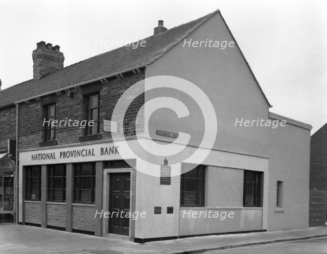 The National Provincial Bank, Goldthorpe, South Yorkshire, 1960. Artist: Michael Walters