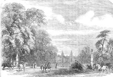 Kensington Gardens - the Coalbrookdale Gates, Rotten Row, 1854. Creator: Unknown.