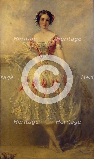 Portrait of Marie-Adeline Plunkett, 1854.  Creator: Richard Buckner.