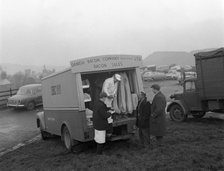 Danish Bacon Company wholesale lorry at Barnsley Market, South Yorkshire, 1961. Artist: Michael Walters